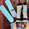 جوراب ساقدار تا به تا طرح هیولا برند پاتریس