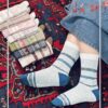 جوراب ساقدار طرح ژاکارد طرحدار برند روپاپا