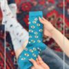 جوراب ساقدار طرح ماهی برند کالزی لند