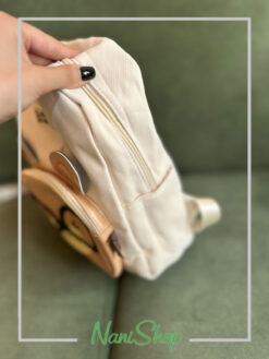 کوله پشتی برزنتی طرح تدی عینکی