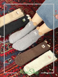 جوراب ساقدار بوکله طرح آدمک