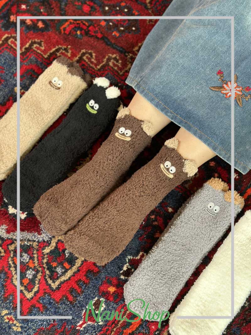 جوراب ساقدار بوکله طرح آدمک