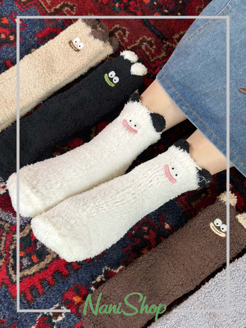 جوراب ساقدار بوکله طرح آدمک
