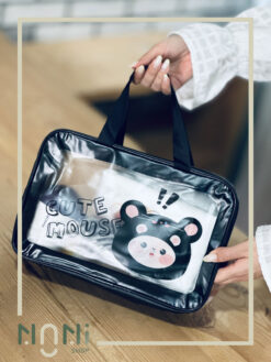 کیف مسافرتی واش بگ شمعی فانتزی طرح CUTE MOUSE