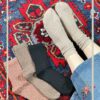 جوراب ساقدار طرح بافت ریز