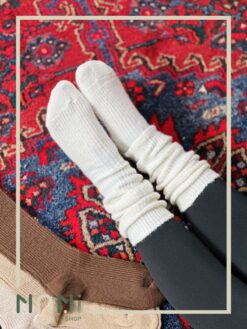 جوراب زیر زانو لامای کبریتی
