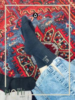 جوراب ساقدار حوله ای ساق کبریتی طرح HUI