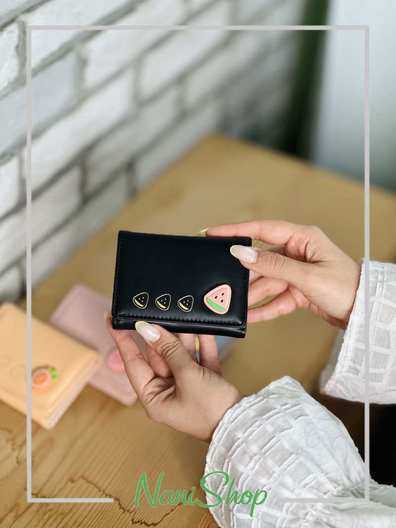 کیف پول چرم طرح میوه برند پرتیزس