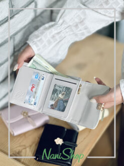 کیف پول چرم گل آویز برند پرتیزس