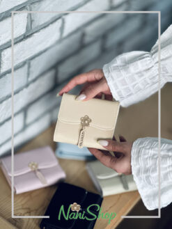 کیف پول چرم گل آویز برند پرتیزس