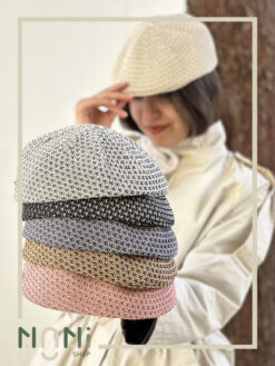 کلاه بافت دو طرفه برت طرح ZXMN