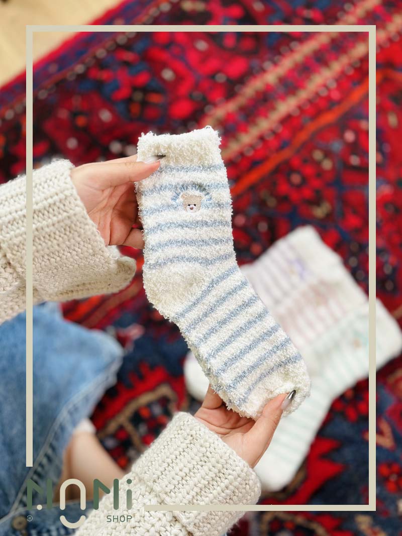 جوراب ساقدار بوکله طرح تدی رینگی