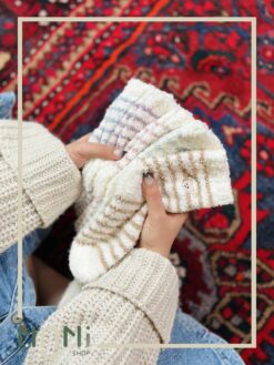 جوراب ساقدار بوکله طرح تدی رینگی