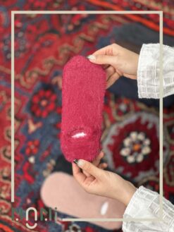 جوراب قوزکی موهری تک رنگ