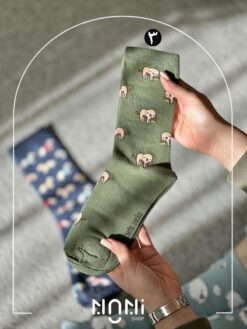 جوراب ساقدار طرح عروس دریایی و فلامینگو برند چتیک