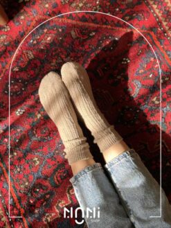 جوراب ساقدار بوکله تک رنگ
