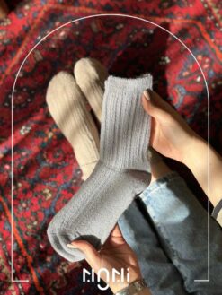 جوراب ساقدار بوکله تک رنگ