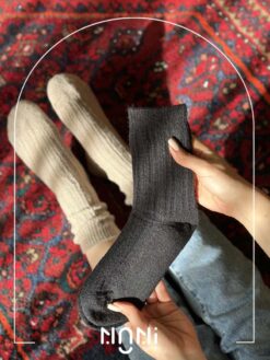 جوراب ساقدار بوکله تک رنگ