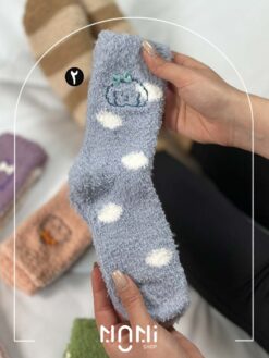 جوراب ساقدار بوکله طرح تا به تا پاپیونی