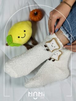 جوراب ساقدار بوکله طرح عروسک تست