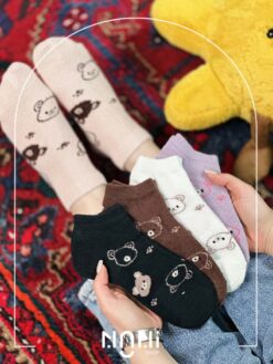 جوراب مچی بوکله طرح خرسی