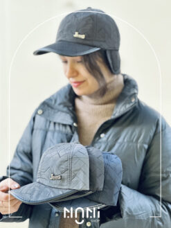 کلاه نقابدار گوشدار کاپشنی داخل پلار طرح JEANS