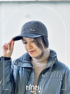 کلاه نقابدار گوشدار کاپشنی داخل پلار طرح JEANS