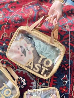 کیف مسافرتی واش بگ شمعی فانتزی طرح TOAST