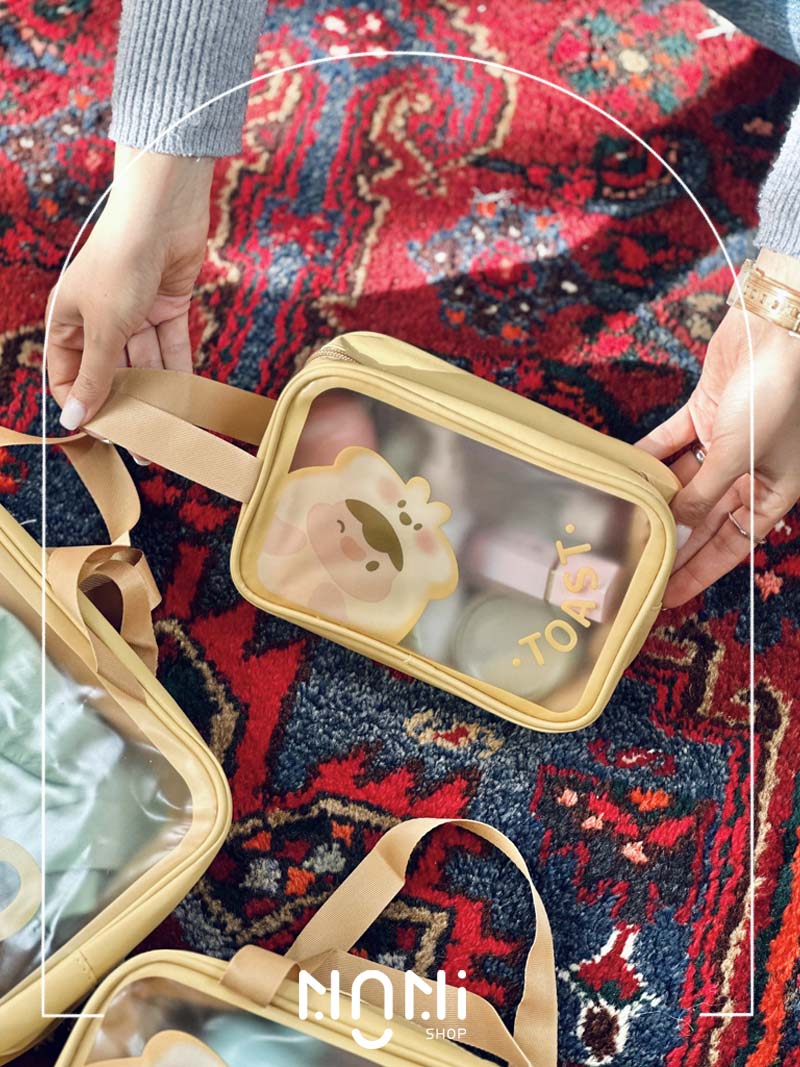 کیف مسافرتی واش بگ شمعی فانتزی طرح TOAST