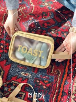 کیف مسافرتی واش بگ شمعی فانتزی طرح TOAST