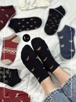 جوراب مچی پنبه طرح خوراکی برند روپاپا و کالزی لند