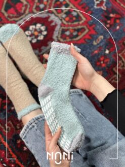 جوراب ساقدار بوکله دورنگ کف استپ