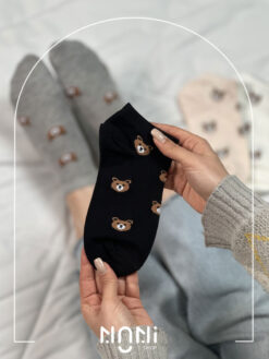 جوراب مچی نخ پنبه طرح Teady