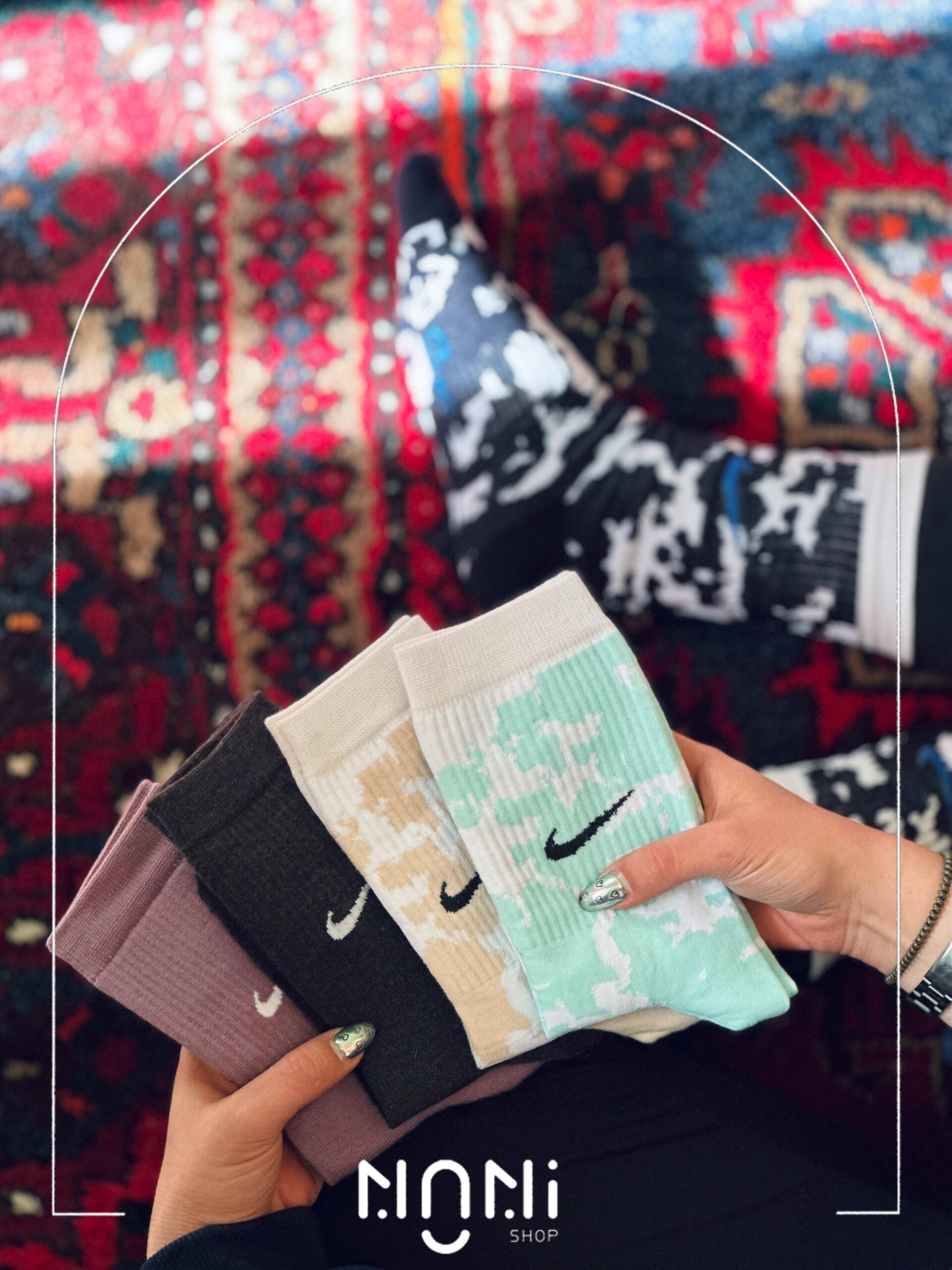 جوراب ساقدار چریکی و ساده نایک برند پاتریس