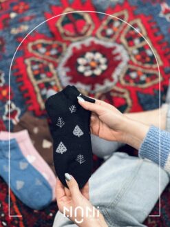 جوراب مچی بوکله طرح درختی