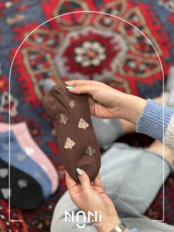 جوراب مچی بوکله طرح درختی
