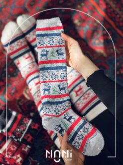 جوراب زیر زانو بوکله طرح گوزن