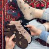جوراب مچی بوکله طرح لویی ویتون