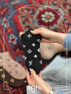 جوراب مچی بوکله طرح لویی ویتون