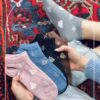 جوراب مچی بوکله طرح درختی