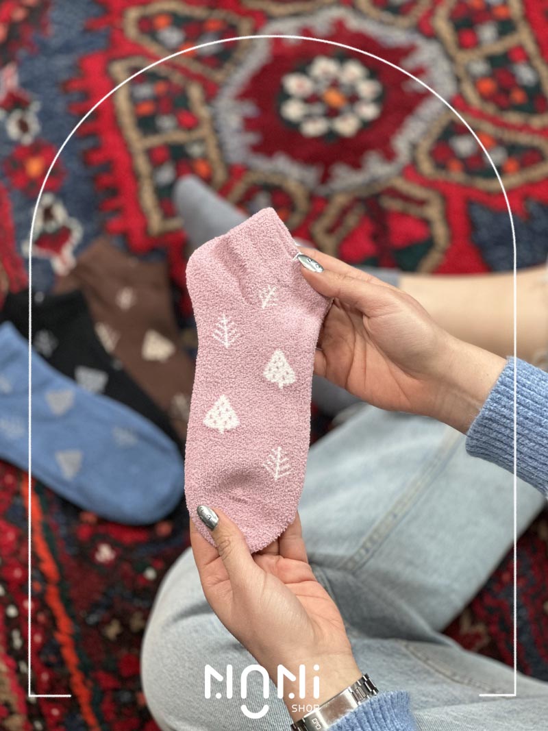 جوراب مچی بوکله طرح درختی