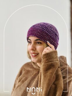 کلاه کشبافت ساده رنگی رنگی