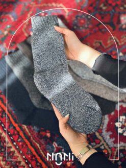 جوراب ساقدار مردانه بافت پشمی داخل کرک برند کوکوهانا