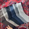 جوراب ساقدار مردانه بافت پشمی داخل کرک تک رنگ برند کوکوهانا