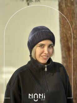 کلاه بافت داخل خز طرح FOMEN