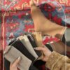 جوراب ساقدار طرح کبریتی ریز لبه چین دار