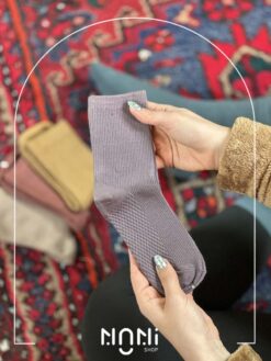 جوراب نیم ساق طرح کبریتی ریز