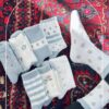 جوراب ساقدار موهری طرح شکوفه هلو