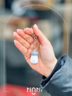 جاکلیدی و آویز سنگی نمکدون