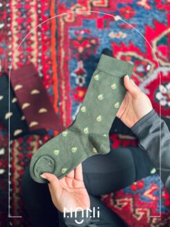 جوراب ساقدار طرح کروسان و آووکادو برند روپاپا